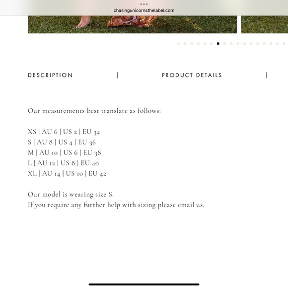 Chasing Unicorns Falling Leaves Small NWT - Picture 5 of 9